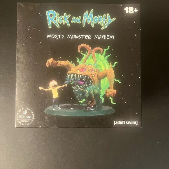 Adult Swim Other - Rick and Morty Morty Monster Mayhem Action Figure Playset - Green and Yellow